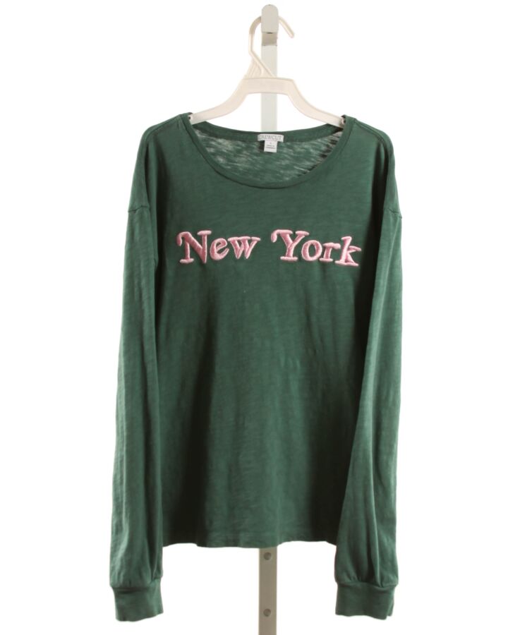 CREWCUTS  GREEN    KNIT LS SHIRT