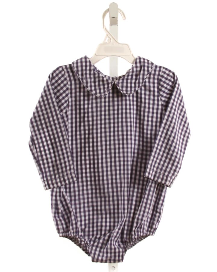 THE BEAUFORT BONNET COMPANY  NAVY  GINGHAM  SHIRT-LS