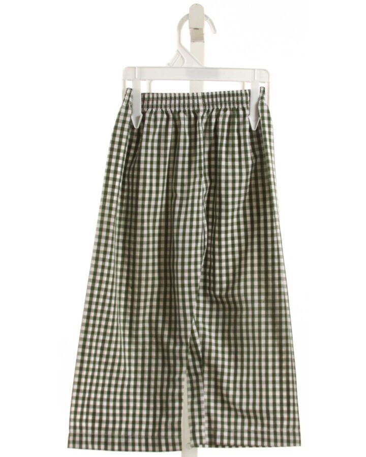 NO TAG  GREEN  GINGHAM  PANTS