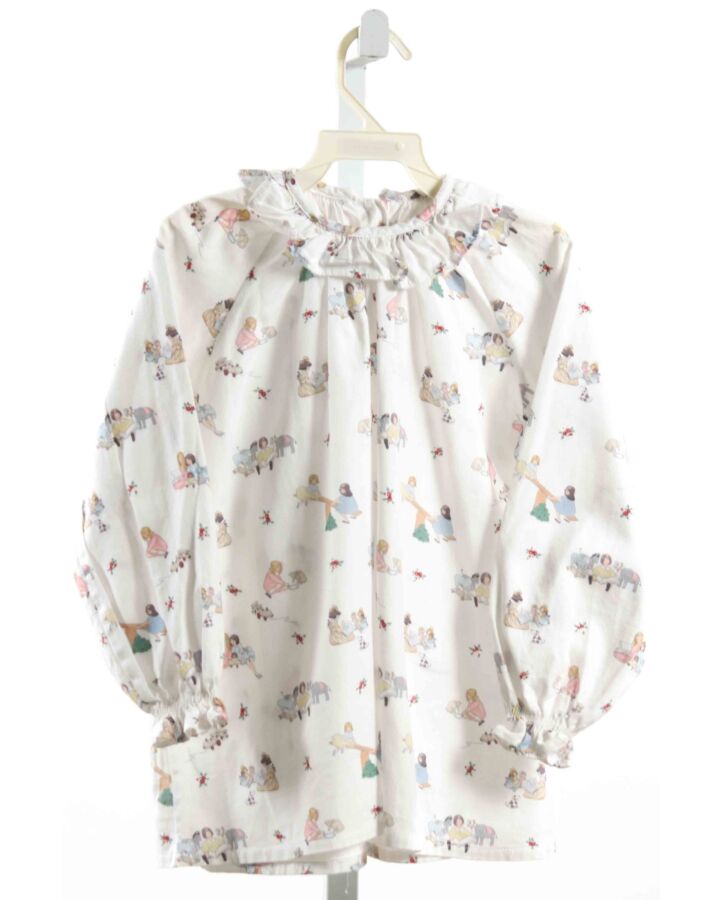 SAL & PIMENTA  WHITE  PRINT  SHIRT-LS