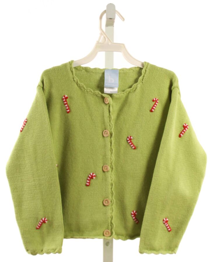 BELLA BLISS  GREEN    CARDIGAN