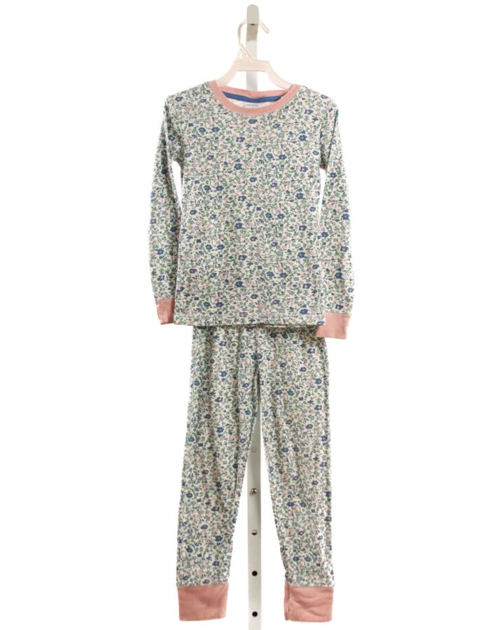 MINI BODEN  GREEN KNIT FLORAL  LOUNGEWEAR