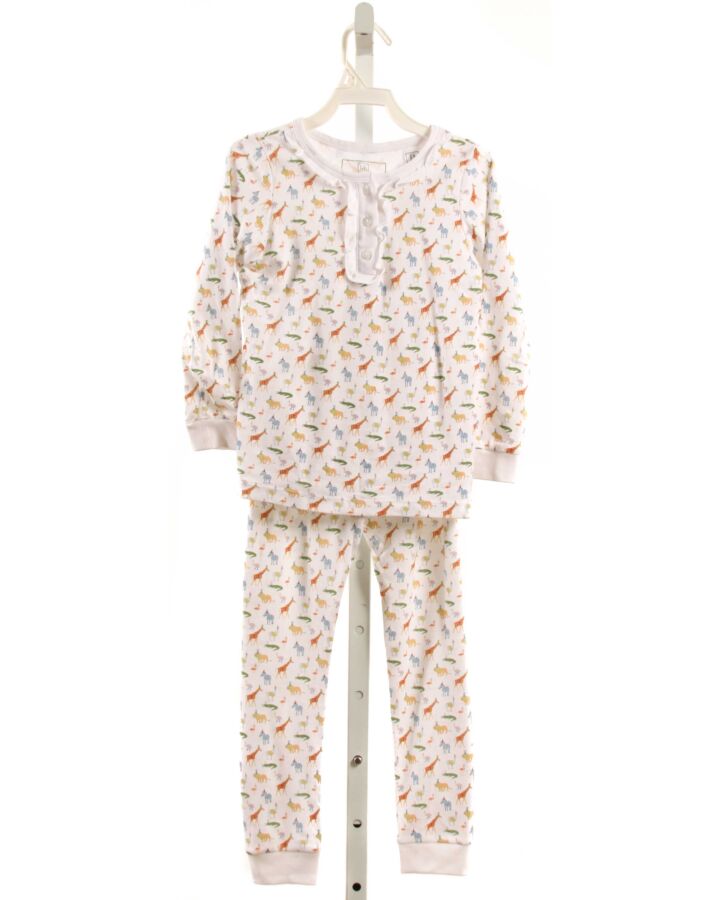 LILA + HAYES  WHITE KNIT  PRINTED DESIGN LOUNGEWEAR