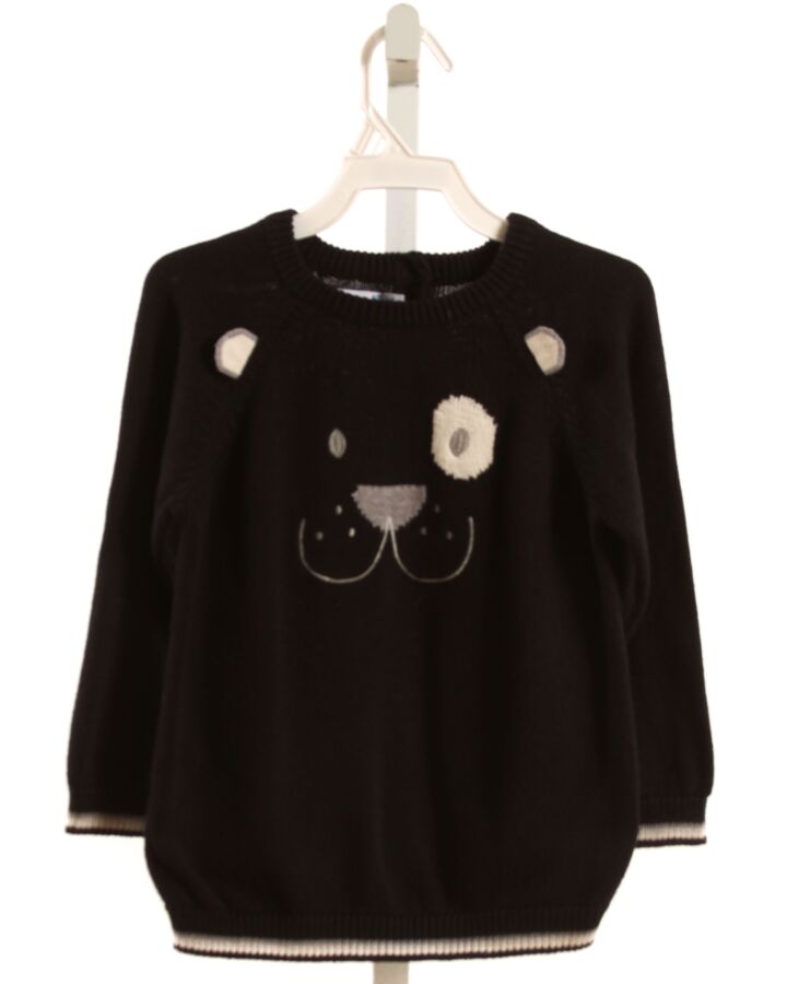 MAYORAL  BLACK   EMBROIDERED SWEATER