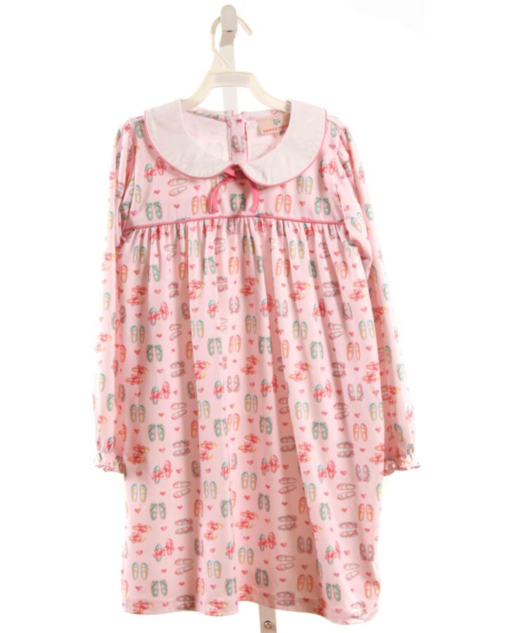 SMOCKINGBIRD  PINK  PRINT  KNIT DRESS