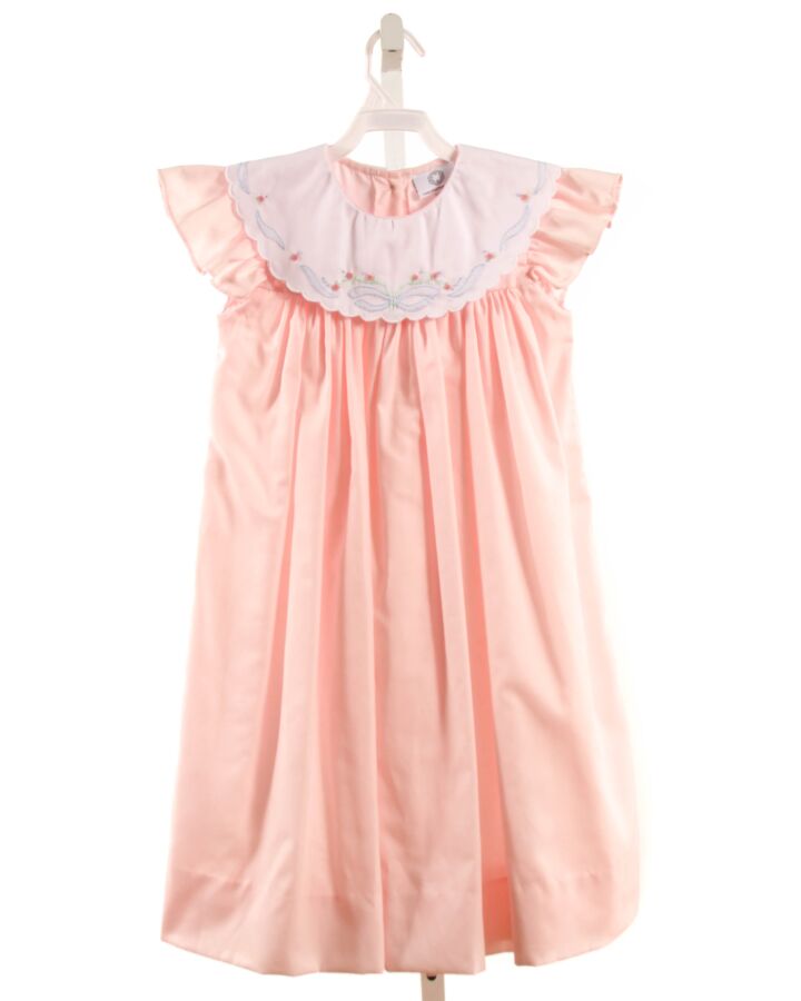 THE PROPER PEONY  PINK  FLORAL EMBROIDERED DRESS