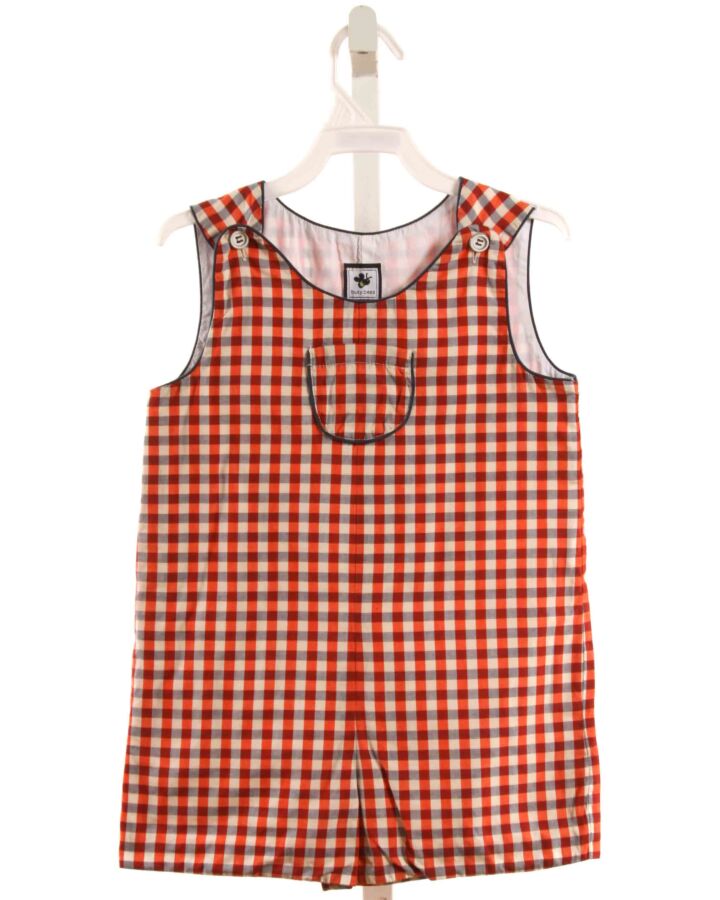 BUSY BEES  RED  GINGHAM  JON JON