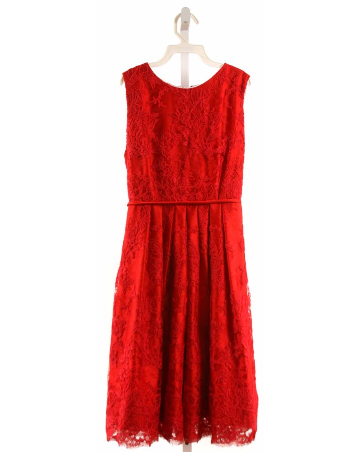 HELENA  RED LACE   PARTY DRESS