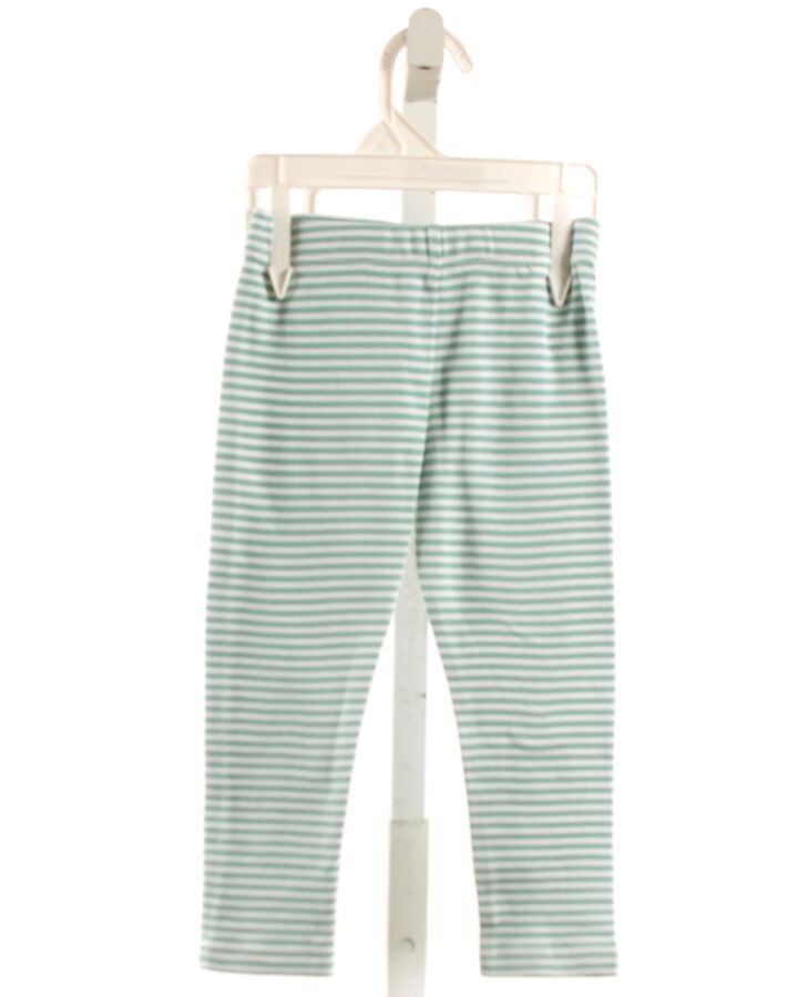 LITTLE ENGLISH  GREEN  STRIPED  LEGGINGS