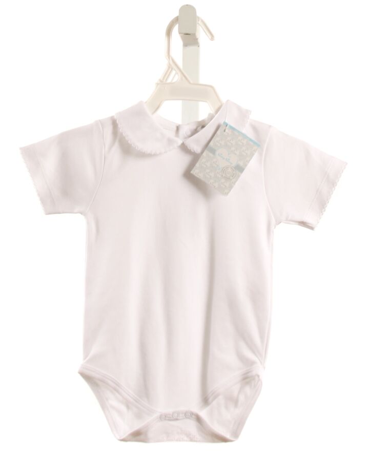 KISSY KISSY  WHITE    KNIT BUBBLE WITH PICOT STITCHING
