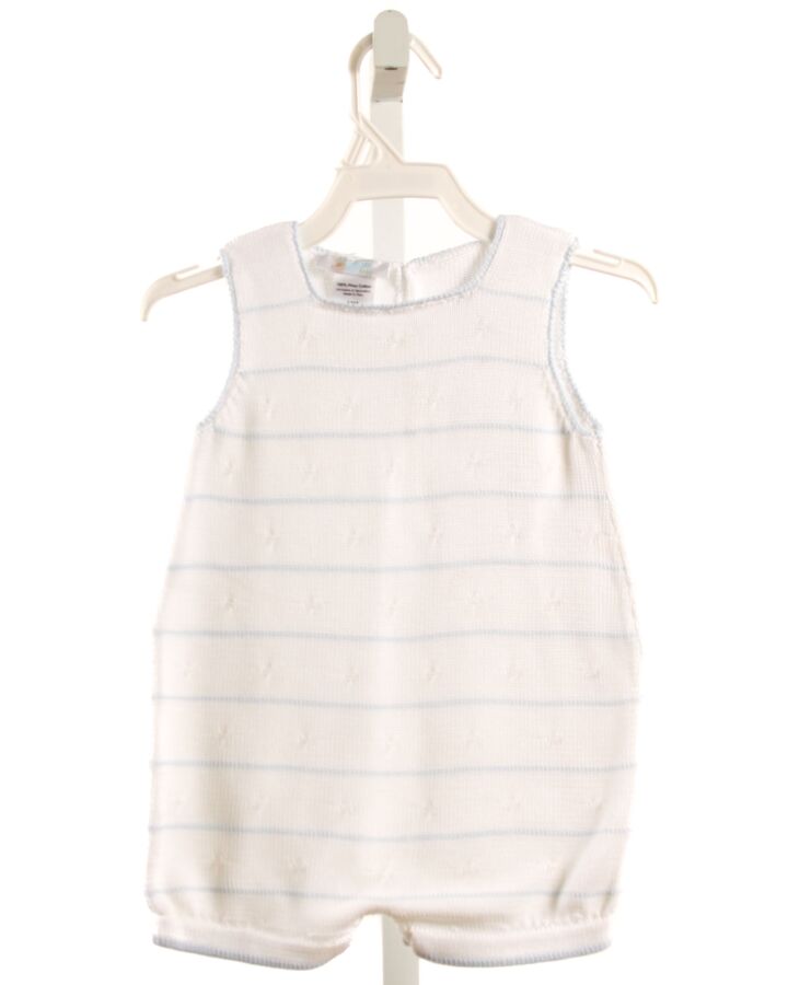 CUCLIE BABY LT BLUE KNIT STRIPED JON JON