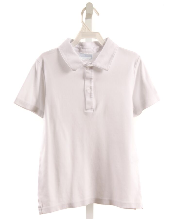LITTLE ENGLISH  WHITE    KNIT SS SHIRT