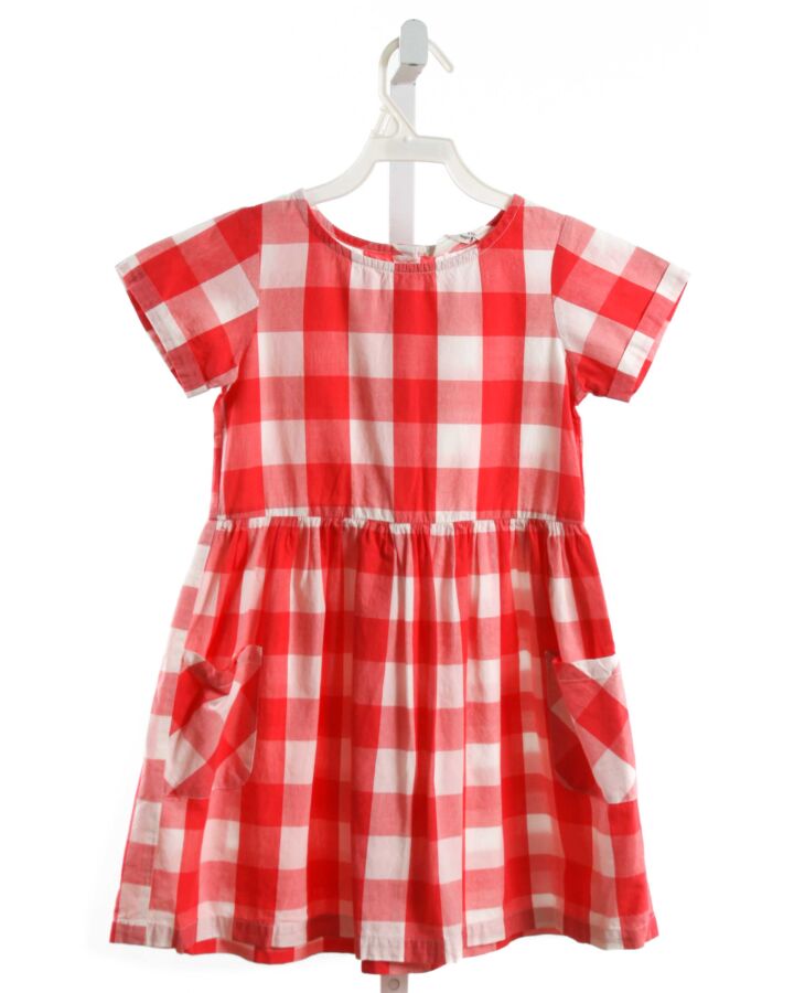 BEEBAY  RED  CHECK  DRESS