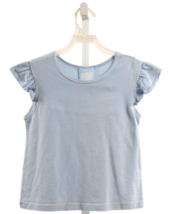 W COLOR WORKS  LT BLUE    SLEEVELESS SHIRT