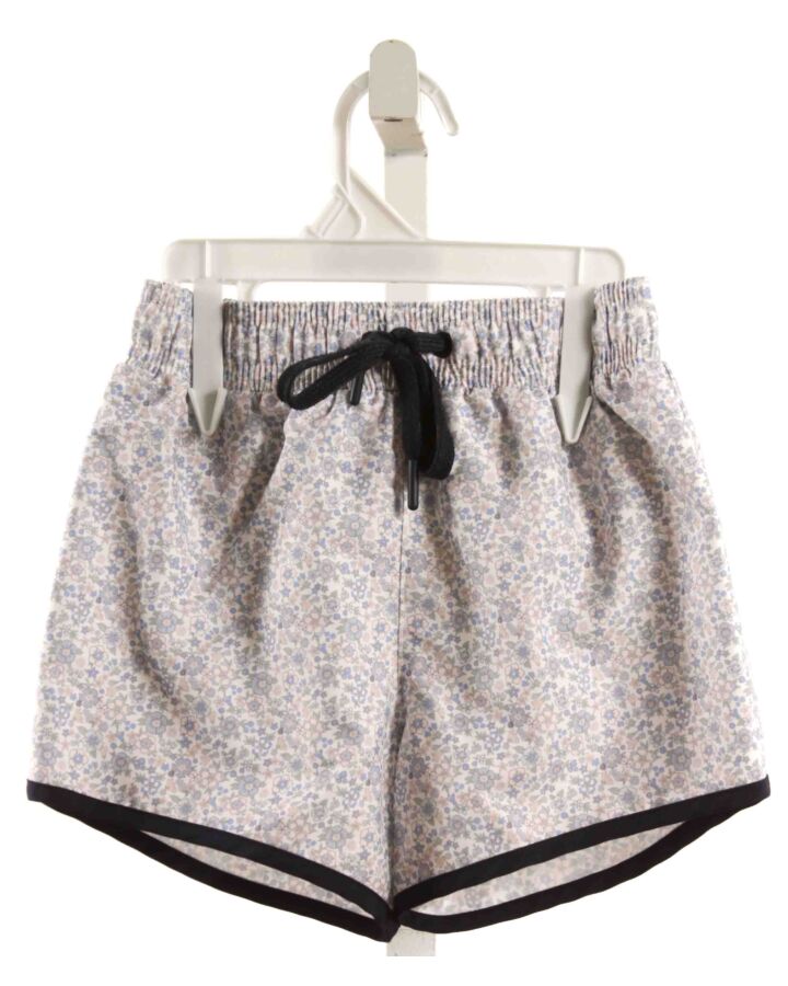 MINNOW  LT BLUE  FLORAL  SWIM TRUNKS