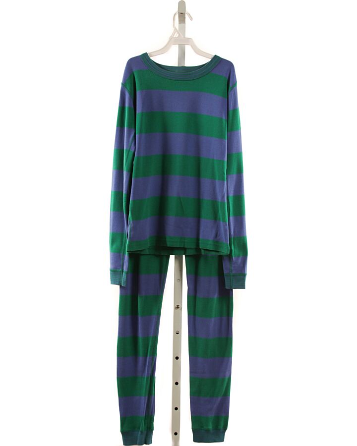 HANNA ANDERSSON  GREEN  STRIPED  LOUNGEWEAR