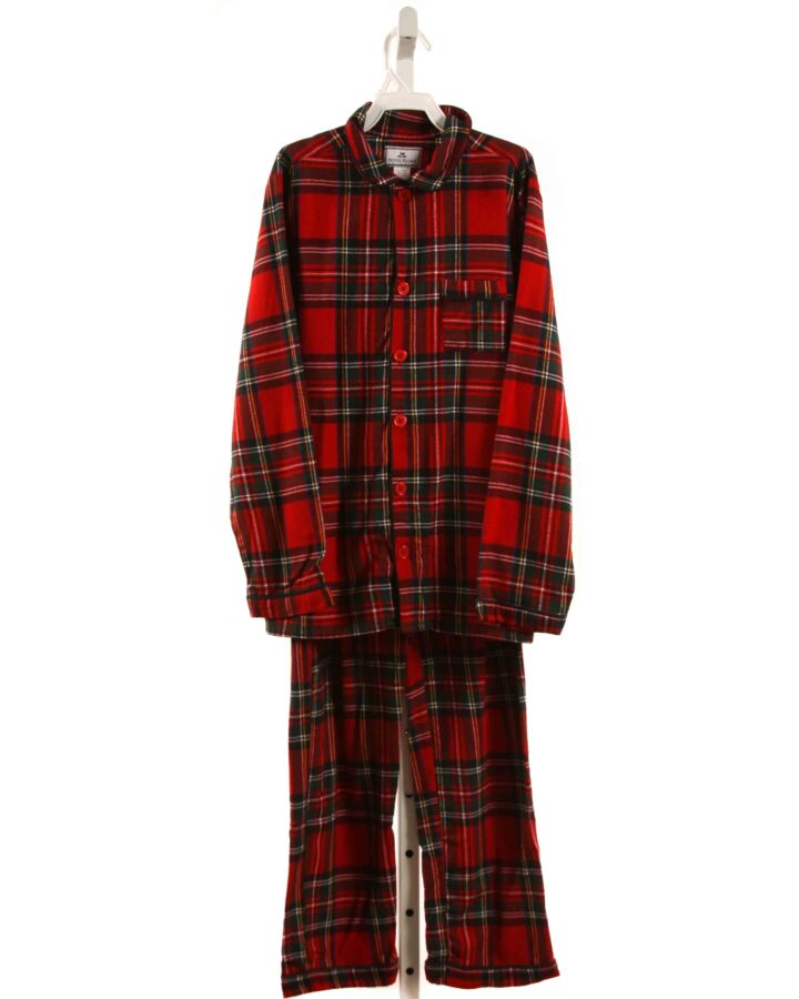 PETITE PLUME  RED FLANNEL PLAID  LOUNGEWEAR