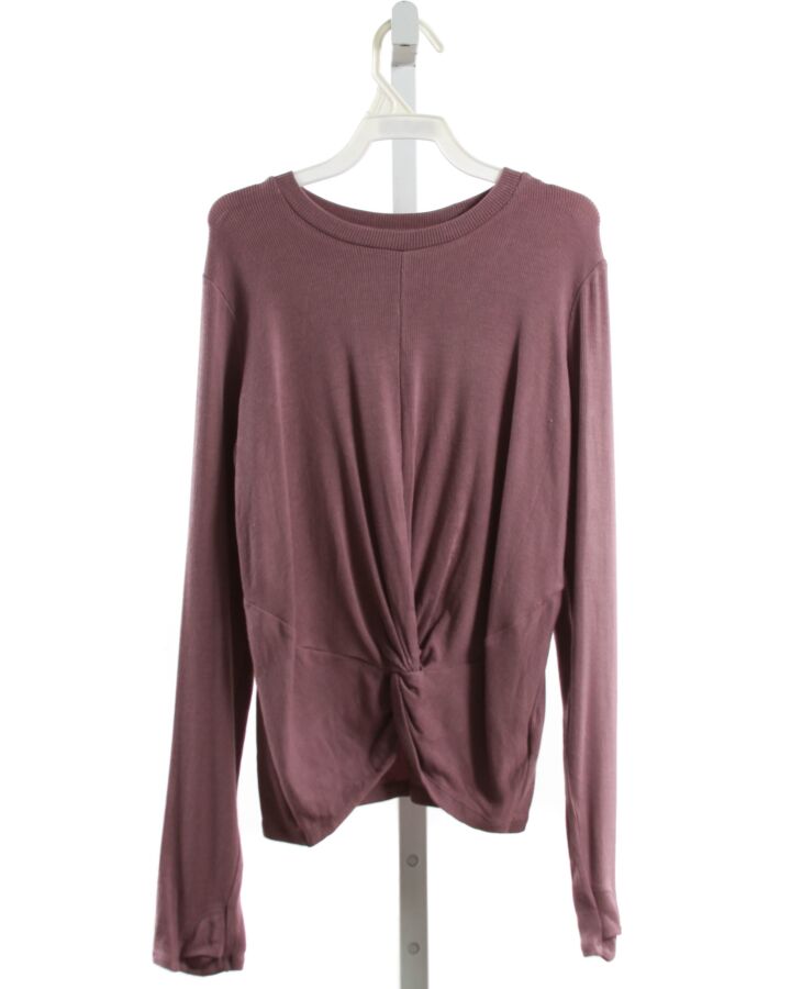 ATHLETA GIRL  PURPLE    KNIT LS SHIRT