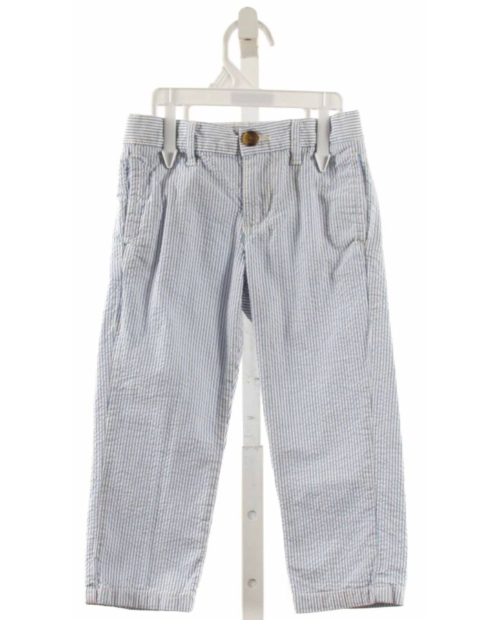 HOPE & HENRY  LT BLUE SEERSUCKER STRIPED  PANTS