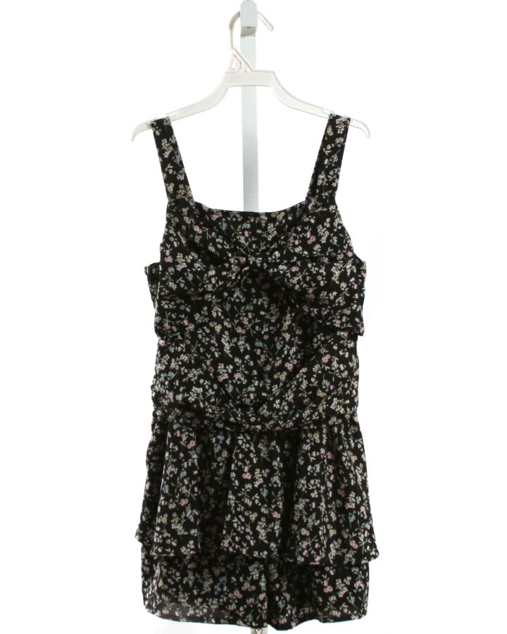 SARA SARA  BLACK  FLORAL  ROMPER