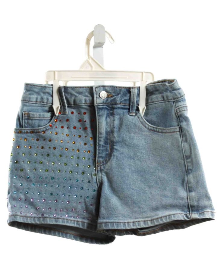 TRACTR  DENIM DENIM  SEQUINED SHORTS