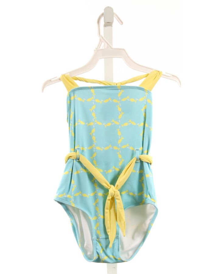 THE BEAUFORT BONNET COMPANY  AQUA    1-PIECE SWIMSUIT