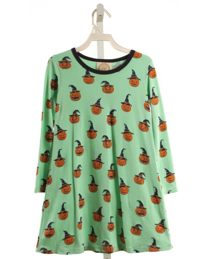 THE BEAUFORT BONNET COMPANY  GREEN KNIT  PRINTED DESIGN DRESS