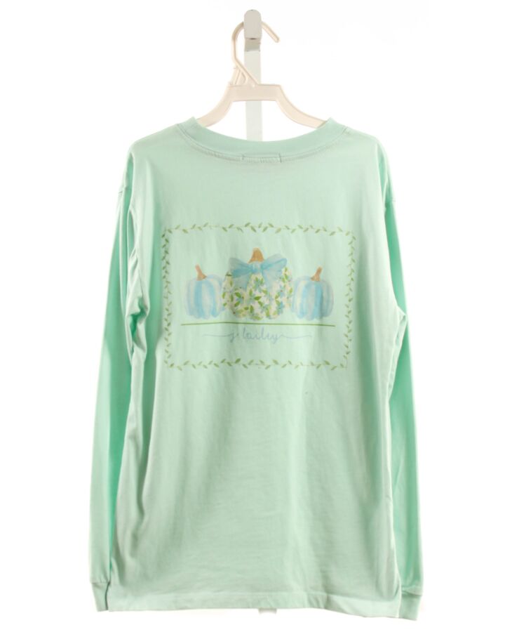 J. BAILEY  MINT   PRINTED DESIGN T-SHIRT