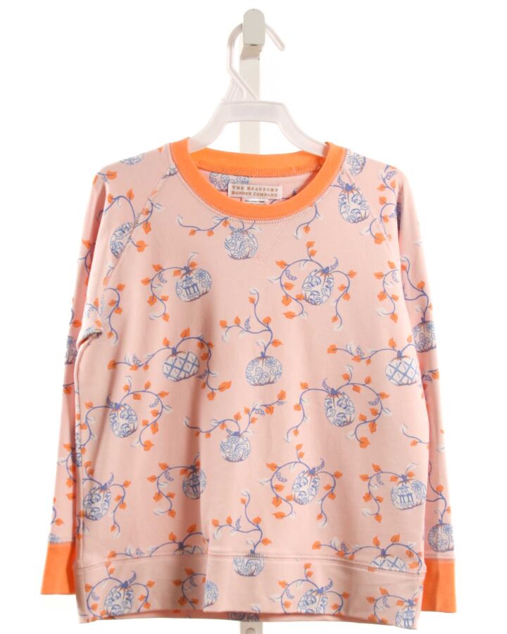 THE BEAUFORT BONNET COMPANY  ORANGE  PRINT  PULLOVER