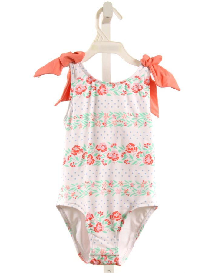 THE BEAUFORT BONNET COMPANY  WHITE  FLORAL  1-PIECE SWIMSUIT