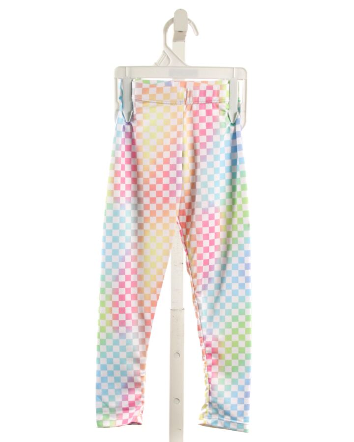 AZARHIA  MULTI-COLOR  CHECK  LEGGINGS