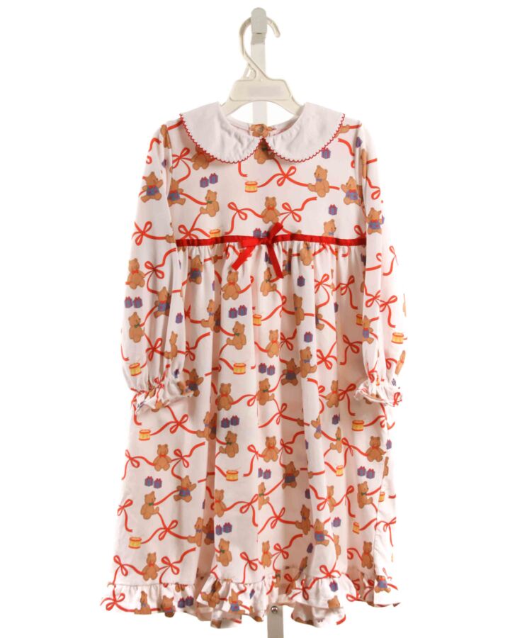 SAL & PIMENTA  BROWN  PRINT  LOUNGEWEAR WITH BOW