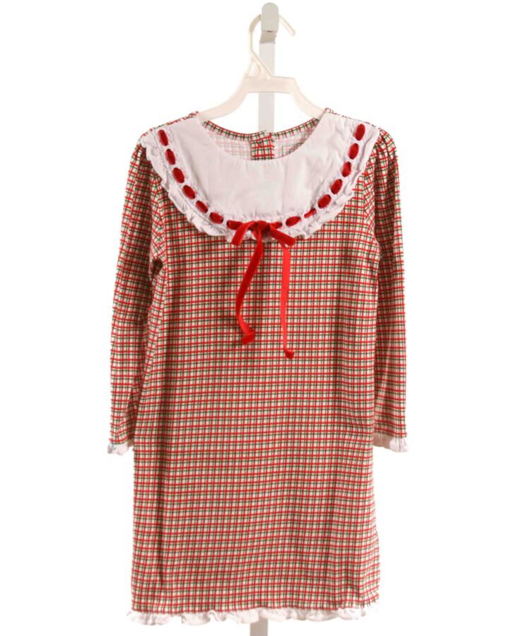 LILA + HAYES  RED  PLAID  LOUNGEWEAR