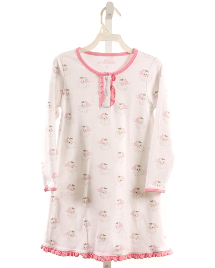 JAMES & LOTTIE  WHITE  PRINT  LOUNGEWEAR