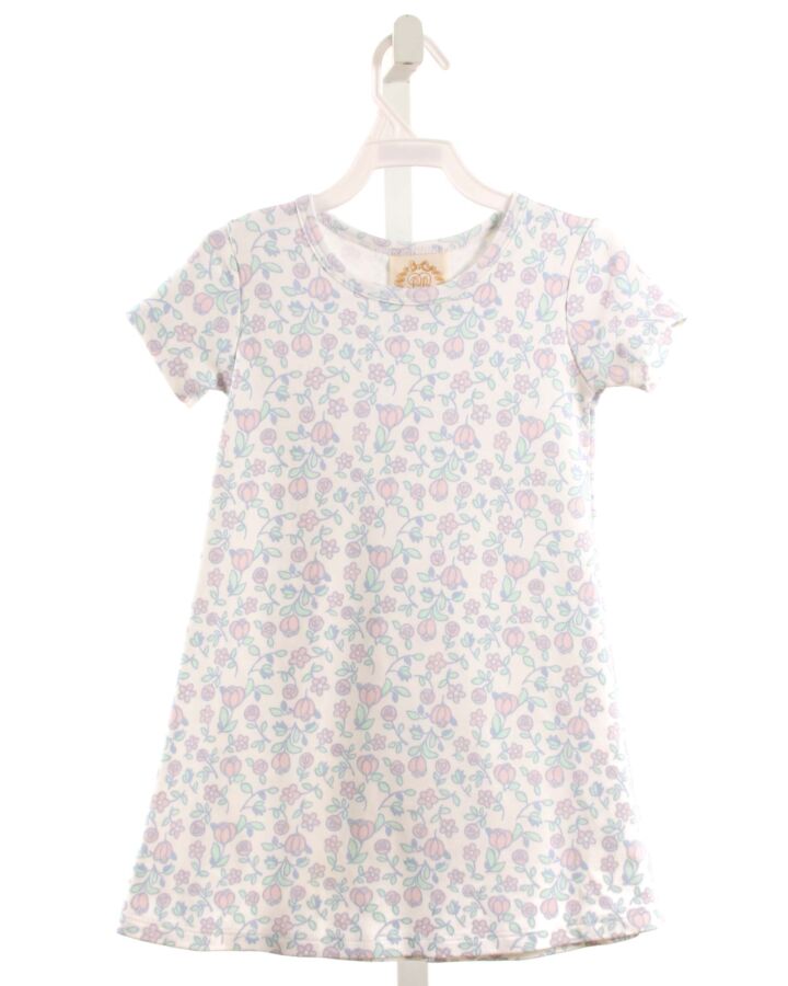 THE BEAUFORT BONNET COMPANY  LT PINK  FLORAL  KNIT DRESS