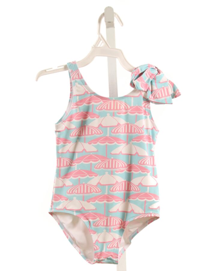 THE BEAUFORT BONNET COMPANY  PINK  PRINT  1-PIECE SWIMSUIT WITH BOW