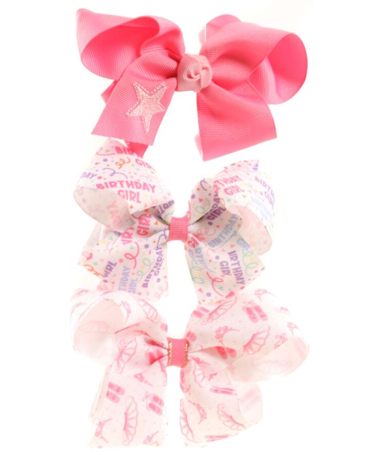 WEE ONES  PINK    HAIR BOW