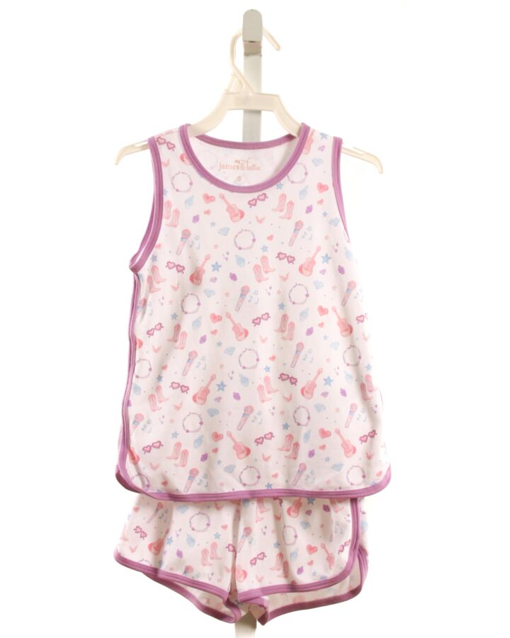 JAMES & LOTTIE  PURPLE  PRINT  2-PIECE OUTFIT