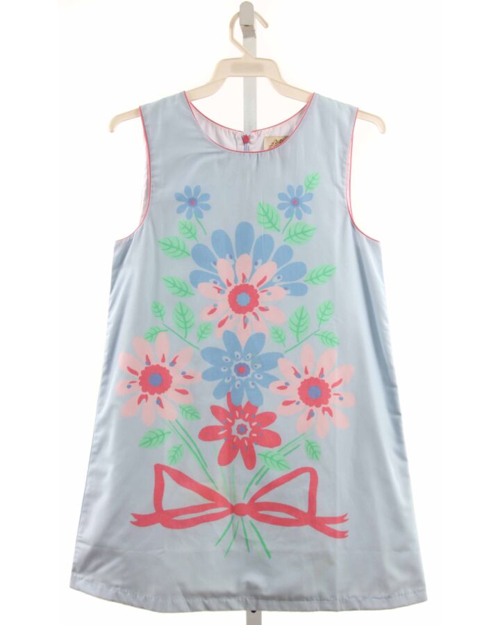 THE BEAUFORT BONNET COMPANY  LT BLUE  FLORAL  DRESS
