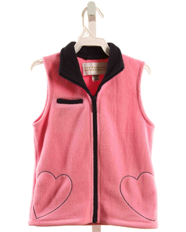 THE BEAUFORT BONNET COMPANY  PINK FLEECE   VEST