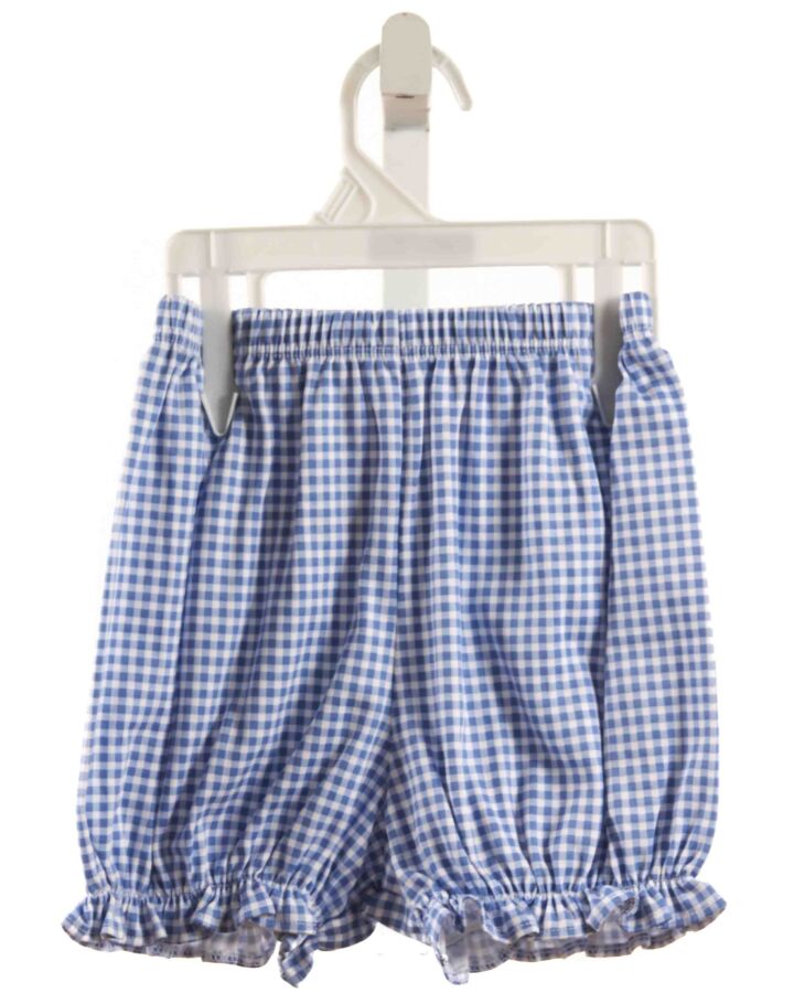 JAMES & LOTTIE  BLUE  GINGHAM  BLOOMERS
