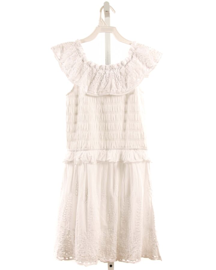 TRULY ME  WHITE EYELET   DRESS