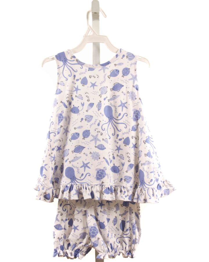 JAMES & LOTTIE  WHITE KNIT  PRINTED DESIGN 2-PIECE OUTFIT