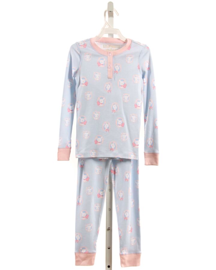THE BEAUFORT BONNET COMPANY  BLUE KNIT  PRINTED DESIGN LOUNGEWEAR