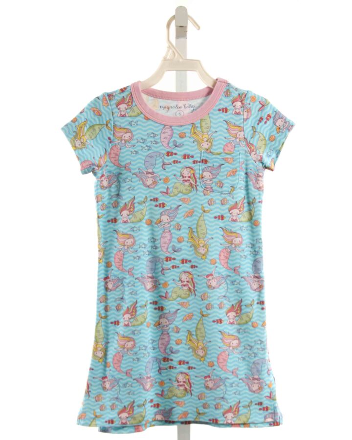 MAGNOLIA BABY  AQUA  PRINT  LOUNGEWEAR