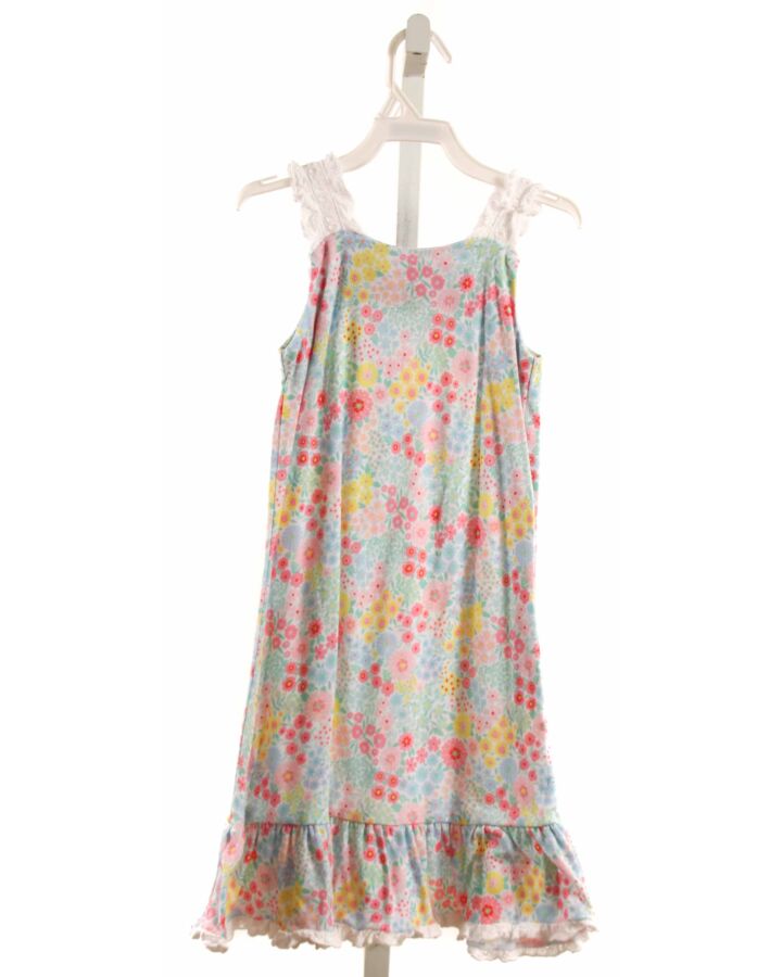 THE BEAUFORT BONNET COMPANY  MULTI-COLOR  FLORAL  LOUNGEWEAR WITH EYELET TRIM