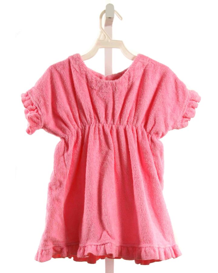 THE YELLOW LAMB  HOT PINK TERRY CLOTH   COVER UP