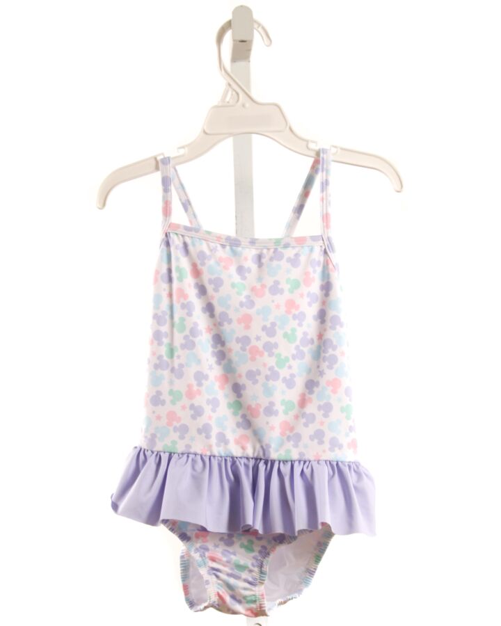 JAMES & LOTTIE  LAVENDER    1-PIECE SWIMSUIT WITH RUFFLE