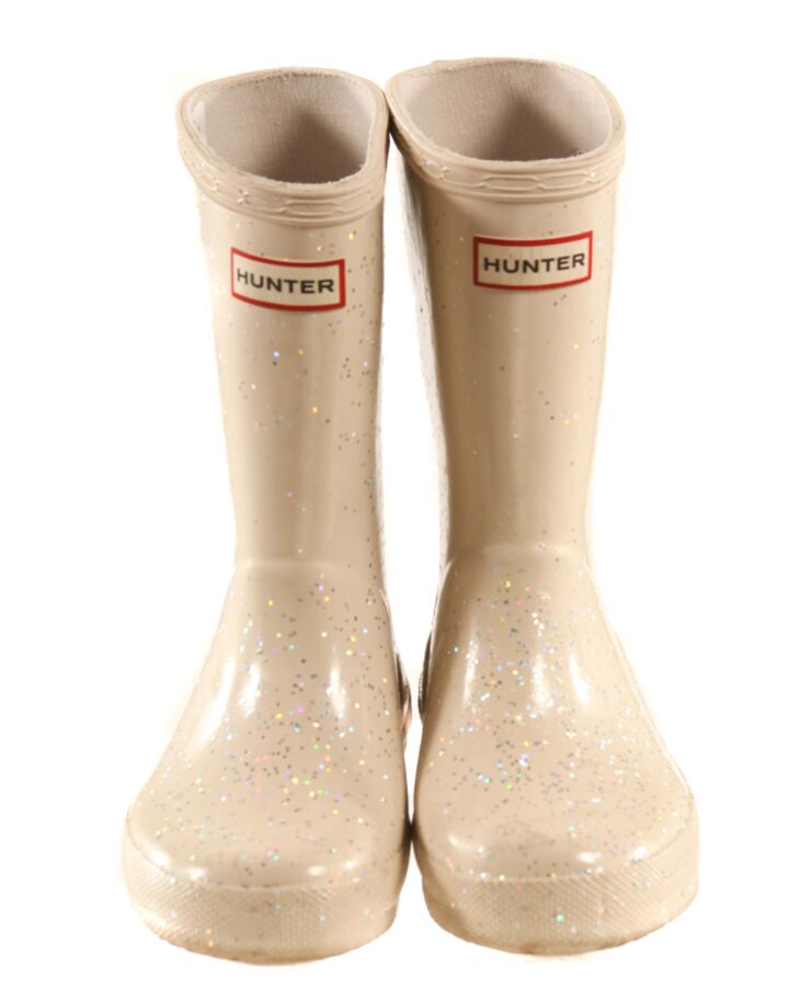 HUNTER WHITE BOOTS  *EUC SIZE TODDLER 10