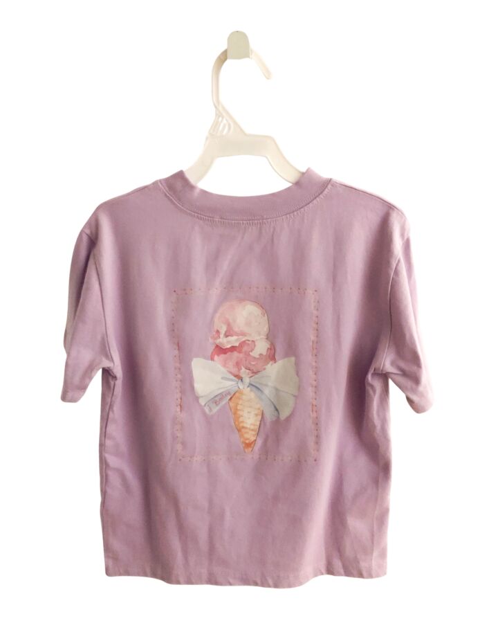 J. BAILEY  PURPLE   PRINTED DESIGN T-SHIRT